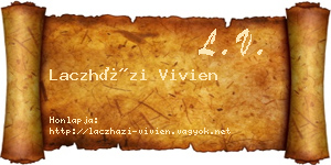 Laczházi Vivien névjegykártya